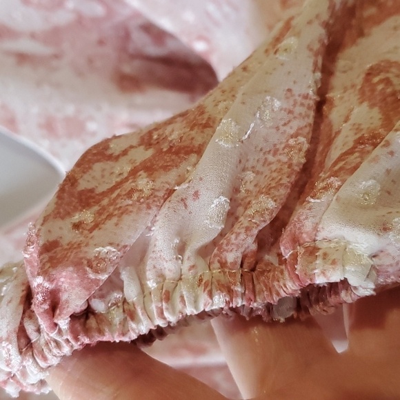 Peach Love California blush pink snakeskin dress Size Small - Picture 5 of 12